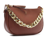 BOLSA CROSSBODY MARROM PEQUENA MAXI CORRENTE C 50016 0582 0002 ANACAPRI - Vintedoisk
